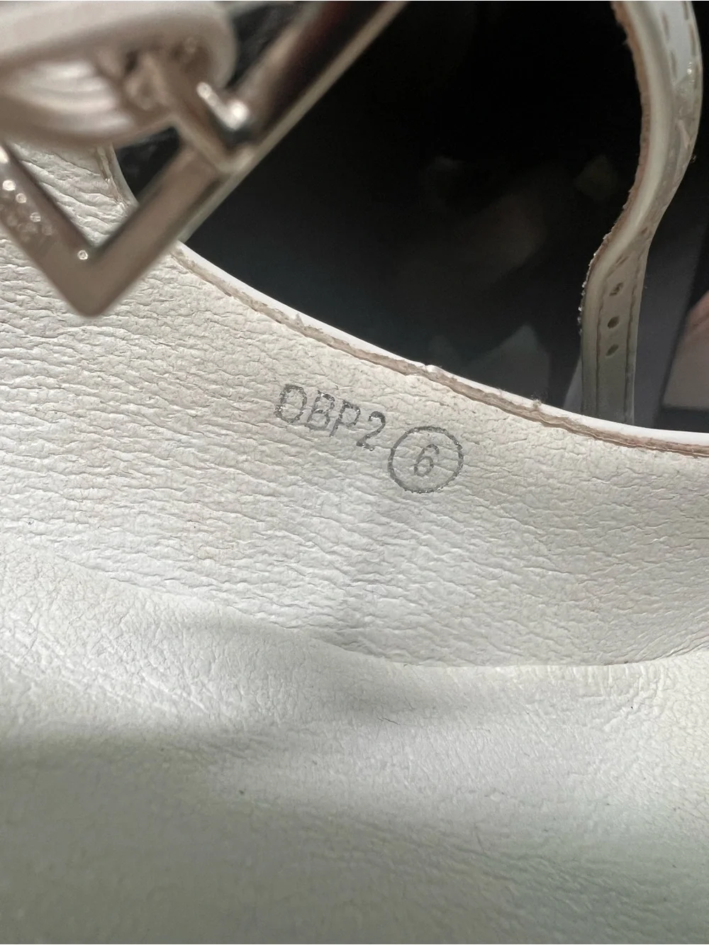 Nasty Gal White Platform Mary Jane Heels with secure ankle straps. Sz 6